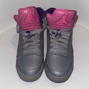 Air Jordan 5 Retro GS “Cement Grey Pink”